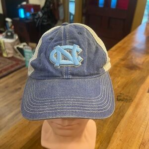 Legacy North Carolina Blue and White Mesh Cap